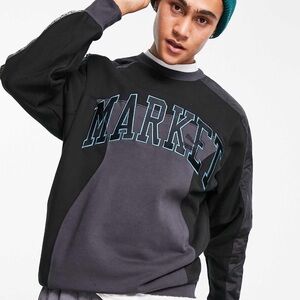 Puma x Market Relaxed Crewneck Men black/dark grey size 2XL